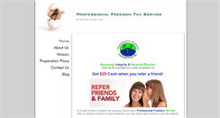 Desktop Screenshot of myprofessionalfreedom.com