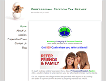 Tablet Screenshot of myprofessionalfreedom.com